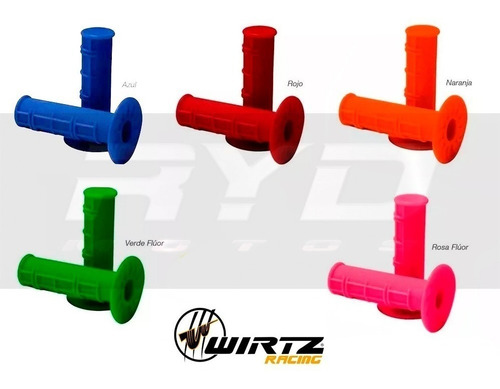 Puños Motocross Wirtz Colores Enduro Mx Half Waffle Ryd