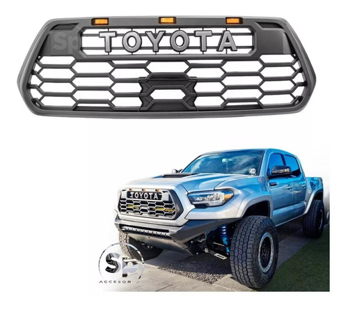 Parrilla Frontal Toyota Tacoma 2016/2019 Tipo Trd Con Led