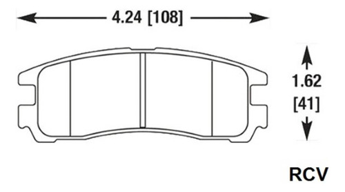 Balatas Disco  Trasera Para Mitsubishi Eclipse   1998