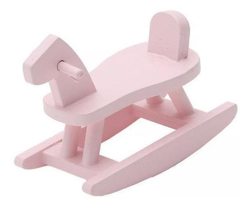 Silla Dollhouse De Madera Con Forma De Caballo Balancín En M