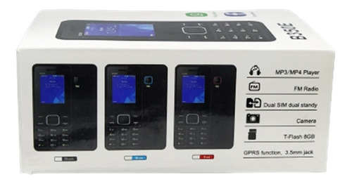 Imagen 6 de 6 de Telefono Basico Doble Sim Camara Linterna Mp3 Radio