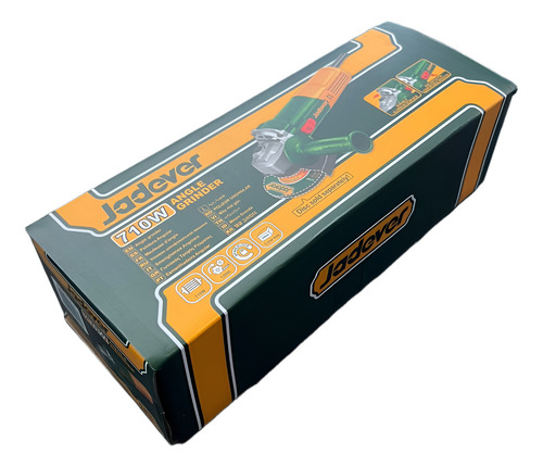 Amoladora Angular 710w Disco 115mm Jadever Jdag15711-4 Color Verde/naranja Frecuencia 50 60hz