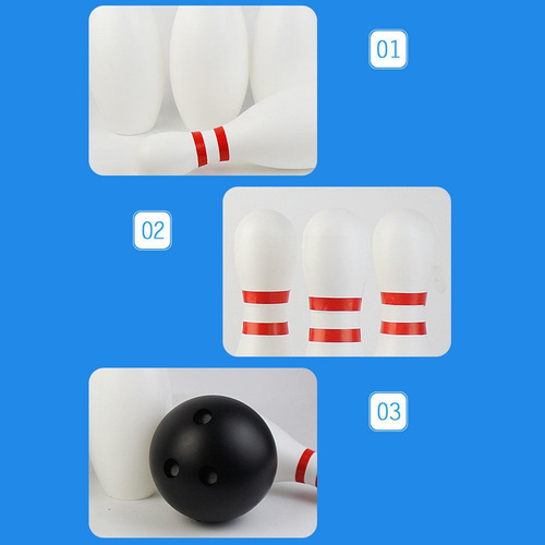 Kids Bowling Set Indoor Play Toys Party Favors Motor Skills