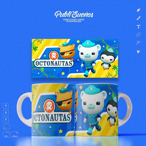 Imagen 7 de 10 de Plantillas Los Octonauts / Cod0120