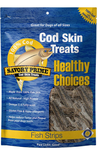 Savory Prime Cod Skin Fish Strips, 8-ounce (49662008), All B