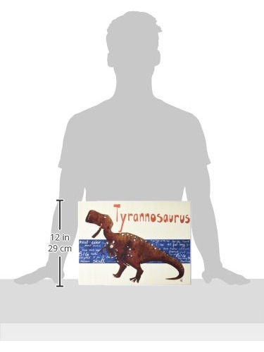 La Placa De La Pared Del Rectángulo Del Dinosaurio Tyrannosa