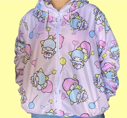 Chaqueta Rompevientos Estampada