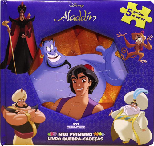 Livro Aladdin - Meu Primeiro Livro Quebra - Cabecas