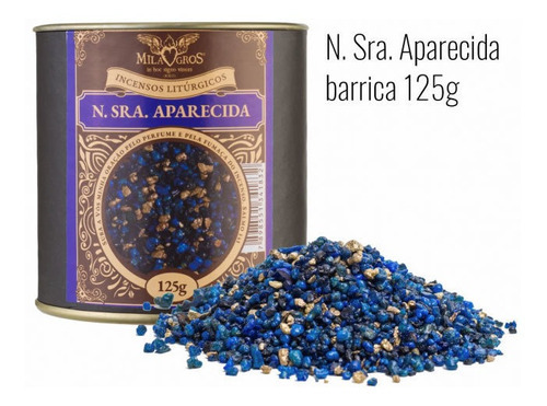 Incenso Nossa Senhora Aparecida Milagros 125 Gramas