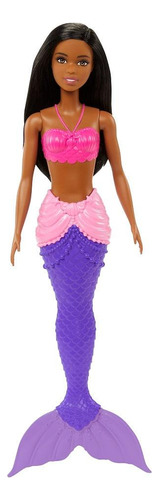 Barbie Sereia Morena Com Cauda Roxa - Mattel