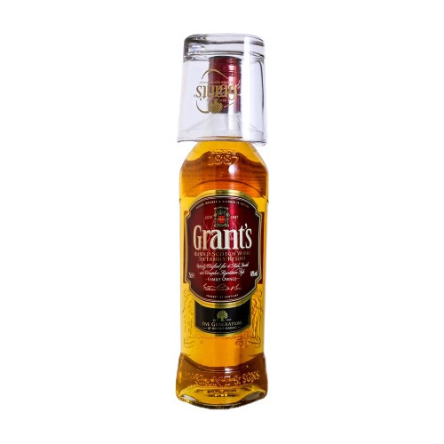 Whisky Grants Con Vaso X 750cc