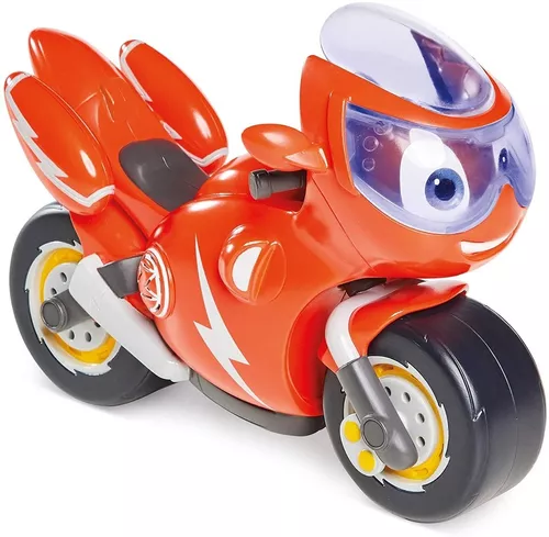 Moto Com Fricção Luz E Som De Corrida Com Boneco - Dm Toys