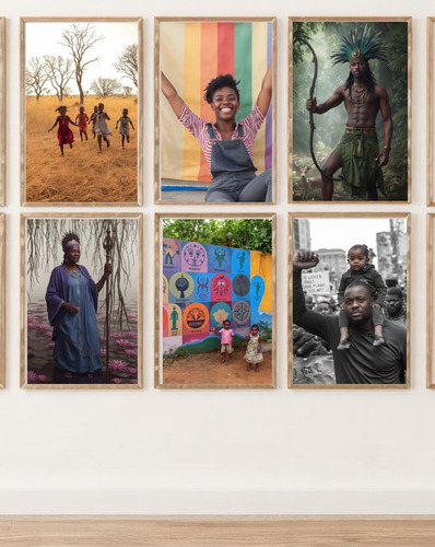 Pack De Imagens 4k - Orgulho Negro! Para Impressão - Quadros
