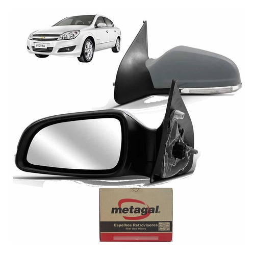 Retrovisor Vectra 2009 2010 2011 Com Pisca Elétrico Original