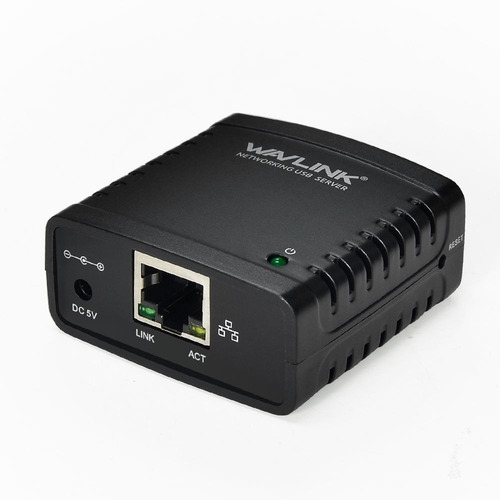Servidor De Impressão Wavlink - Usb 2.0 Network Lpr