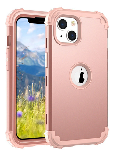 Funda Para iPhone 14/pro/14plus/14pro Max 360 Uso Rudo 3en1