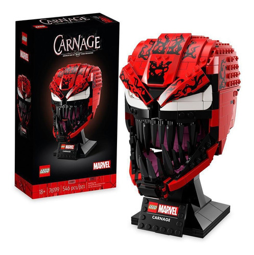 Capacete Lego Marvel Carnage 76199 - Homem-aranha