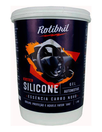 Silicone Gel Automotivo Rotibril 1 Kg