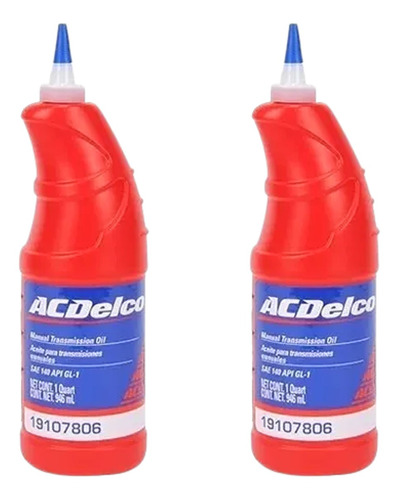 Aceite Transmision Manual Acdelco 946ml Sae 140 Gl-1 2pz
