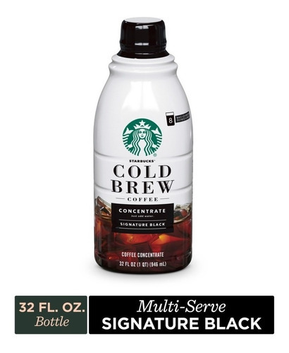 Café Liquido Starbucks Cold Brew Concentrado 946ml 2 Pzas