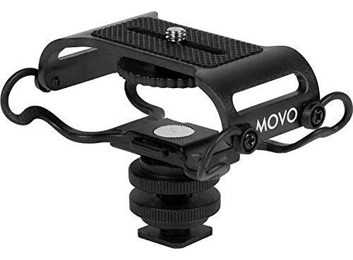 Movo Smm5 - Soporte Universal Para Micrófono Y Grabadora Portátil, Negro