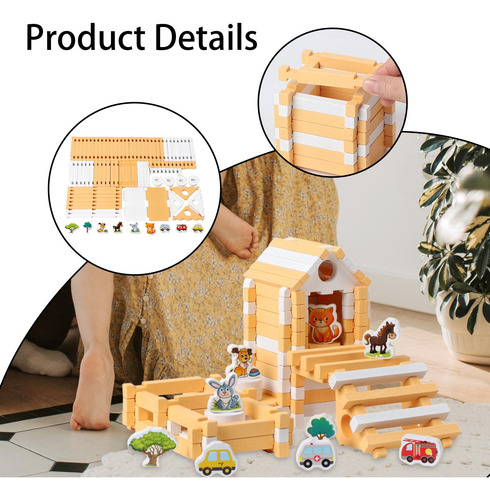 Juego De Bloques De Construcción Para Niños, Construcción
