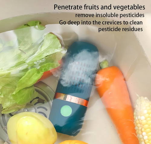 Maquina Lavadora De Frutas Y Verduras Portátil Inalámbrica