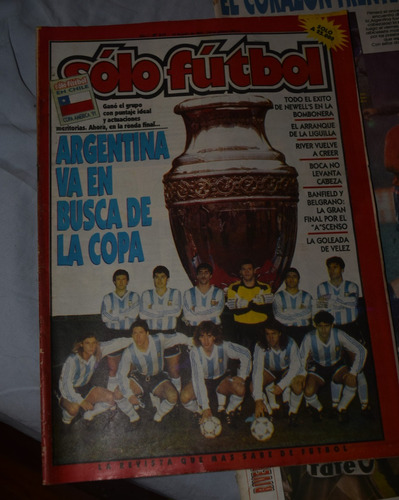 Revista Solo Futbol Argentina Va En Busca De La Copa