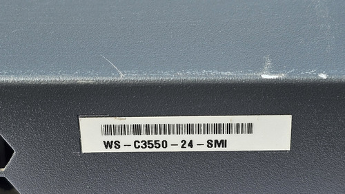 Switch Cisco Ws-c3550-24-smi Practicas Ccna (Usado)