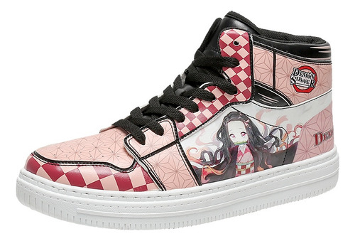 Zapatillas Demon Slayer Anime Graffiti Para Pareja, Parte Al