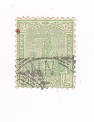 Lt356. Antiguo Sello De La Colonia De Australia Del Sur 1899