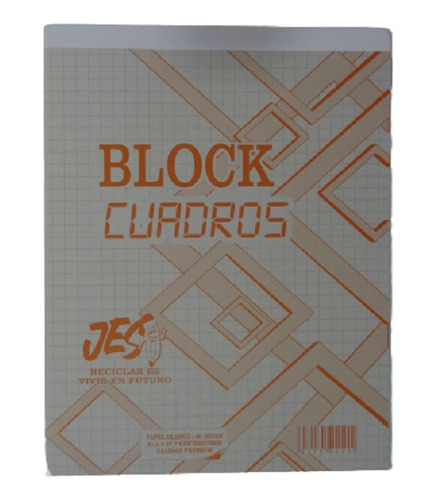 Set 02 Block Cuadriculado Jes Tamaño Carta ( 40 Hojas )