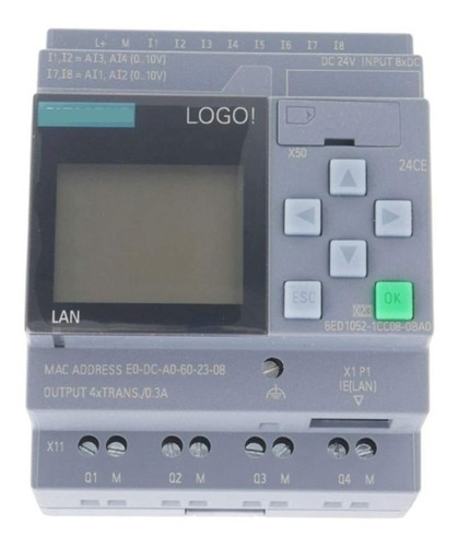 Plc Siemens Logo V8.3 24rc 6ed1052-1cc08-0ba1 Dc-dc-dc