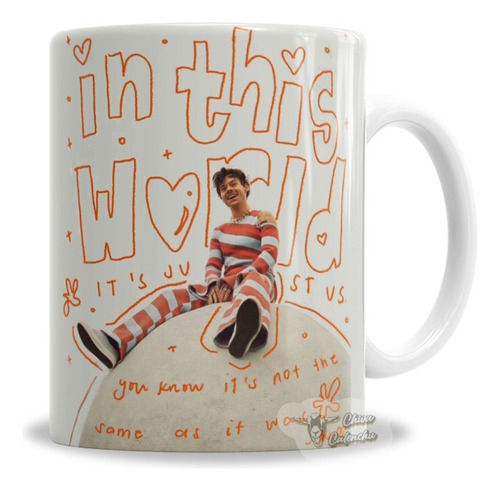 Taza De Cerámica Harry Styles Canción As It Was - Con Caja