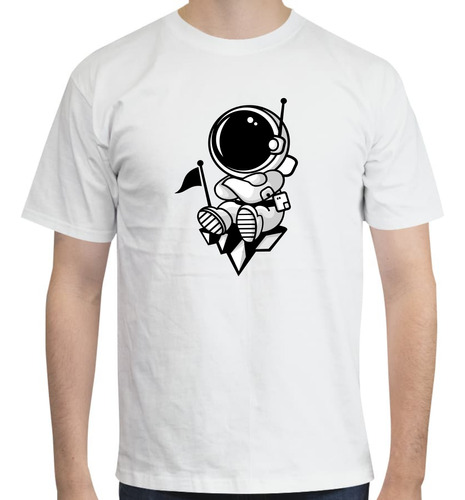 Playera Diseño De Astronauta Sentado