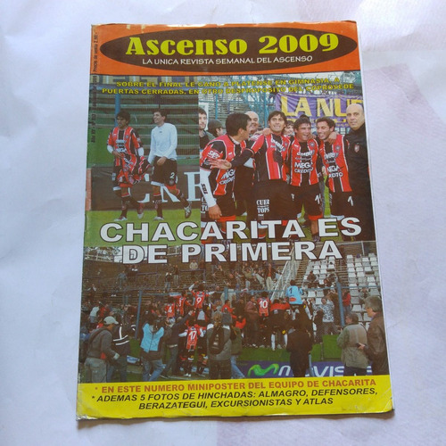 Revista Ascenso 2009 617 Chacarita Primera 