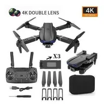 Comprar Mini Drone E99 Pro Professional, Cámara Dual 4k, 3 Baterías