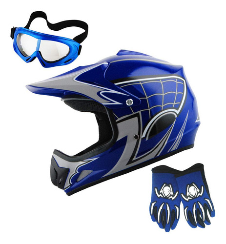 Wow Casco De Motocross Juvenil Bmx Mx Atv Dirt Bike Casco De