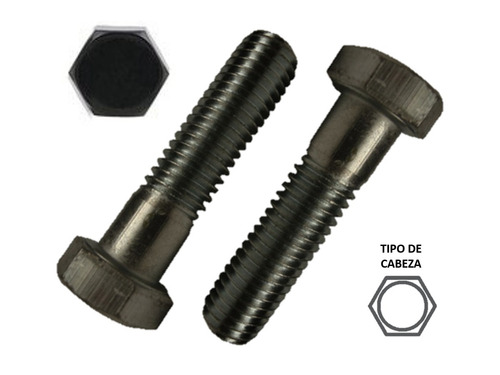 Tornillo Hexagonal Grado 8 Estandar Nc 3/8'' X 1'' 50pzs