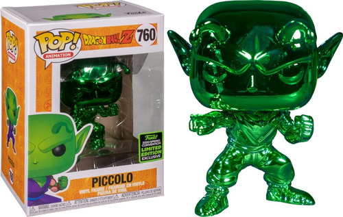 Funko Pop Dragon Ball Z Piccolo Green Chrome Eccc 2020