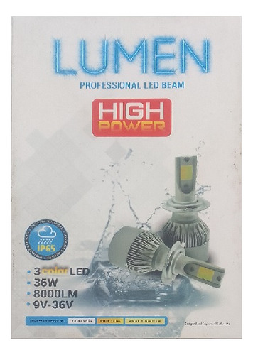 Kit De Luz Led H7 3 Colores