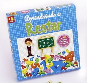 Aprendiendo A Restar Con Fichas De Madera