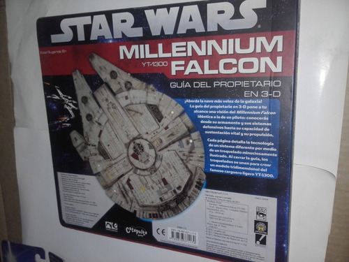 Star Wars Millennium Falcon Yt-1300 Guia En 3-d Lucas Books (Usado)