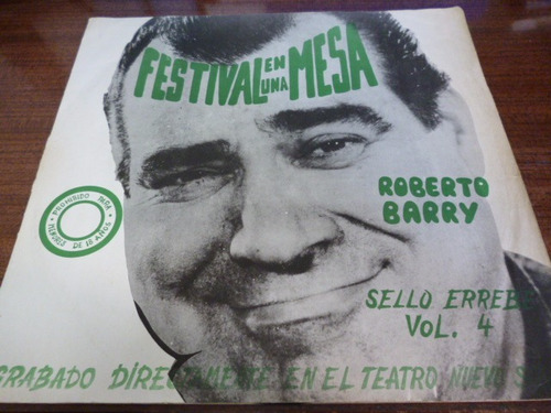 Roberto Barry Festival En Una Mesa Vinilo Urguayo