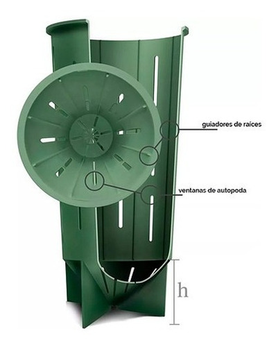 Imagen 5 de 10 de Maceta Mad Rocket 5 Litros Cogoshop Growshop
