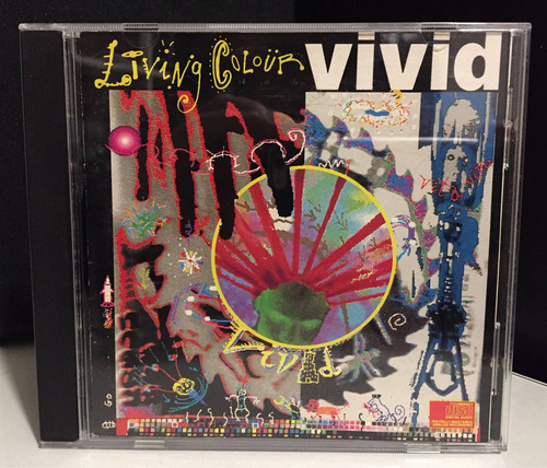 Living Colour - Vivid (cd 1ra. Edición Usa 1988) Mick Jagger