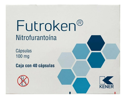 Nitrofurantoína 100 Mg Futroken Caja Con 40 Cápsulas