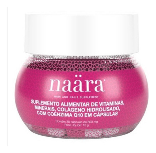 Colágeno Naära Hair And Nails 30 Cáps - Jeunesse Sabor não tem