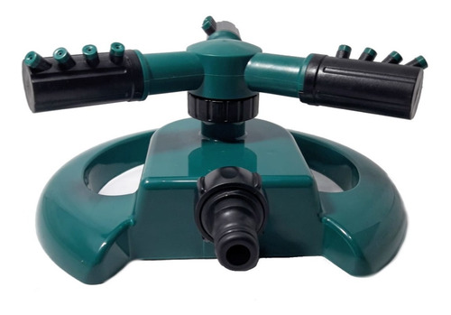 Imagen 4 de 7 de Regador Aspersor Plástico Tres Brazos Automático 360 Grados
