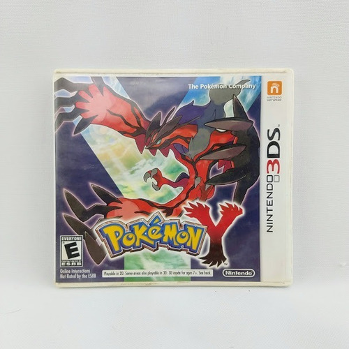 Pokémon Y - Nintendo 3ds - Disco Capa E Manual